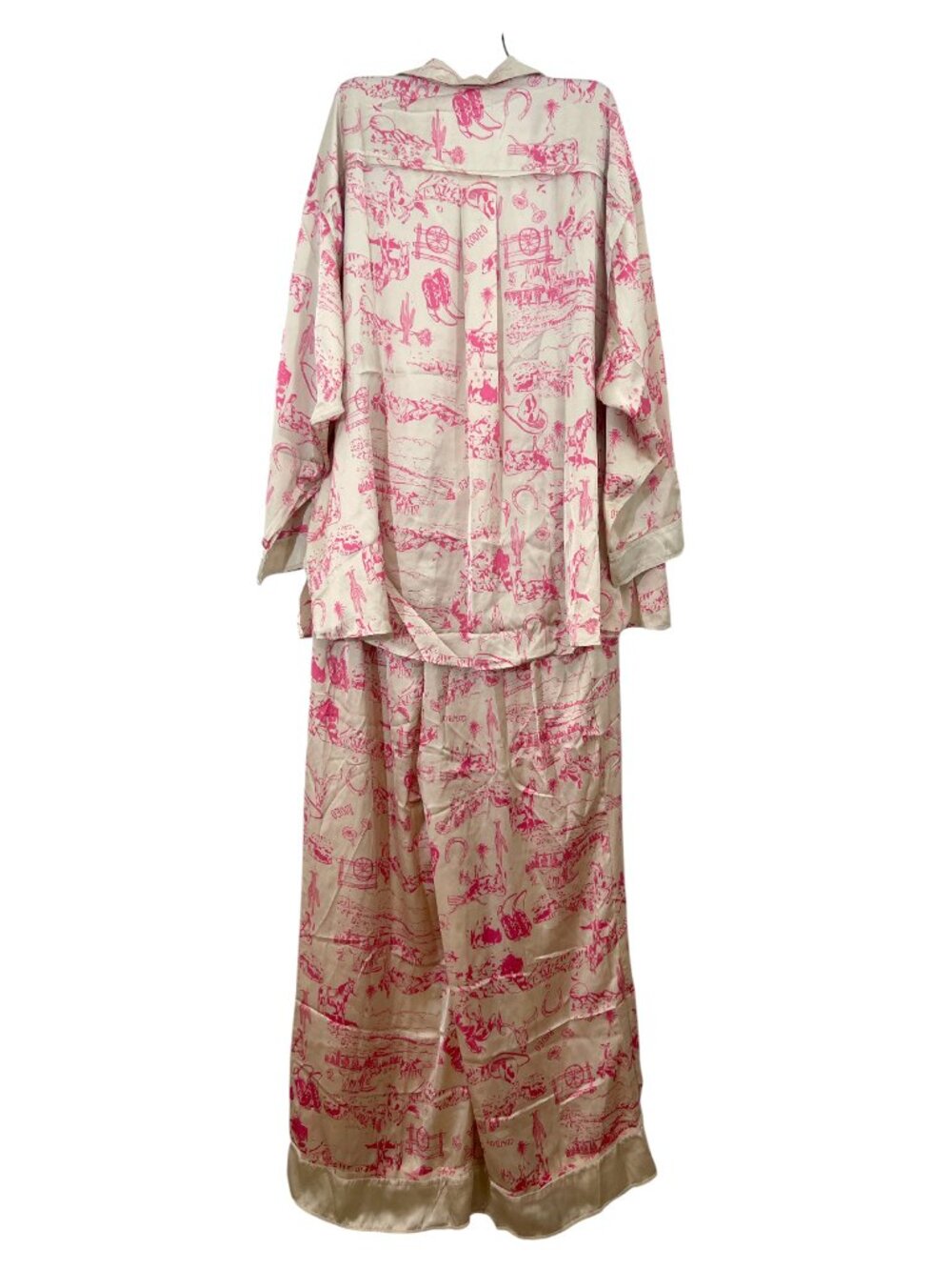Intimately Free People Dreamy Days Western Rodeo Pajamas NWOT Large - Picture 5 of 6